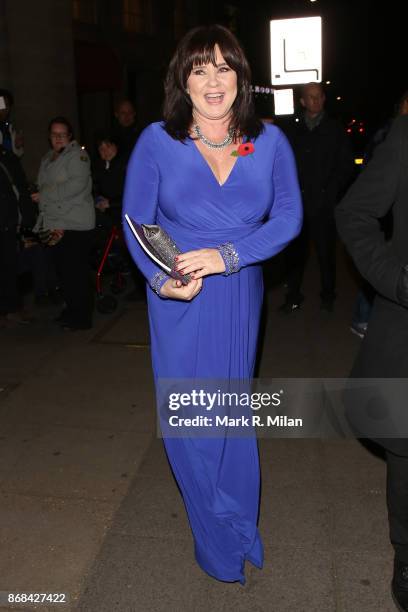 Coleen Nolan attending the Pride of Britain Awards on October 30, 2017 in London, England.