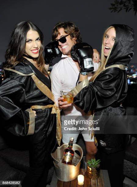 Diego Boneta and The Chivas Fight Club attend Diego Boneta’s & David Bernon’s Halloween at the Hedges by Chivas Regal on October 30, 2017 in West...