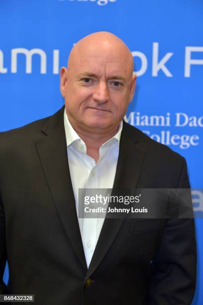 Astronaut Scott Kelly pose for picture before his Conversation with Dr. Jorge Perez-Gallego about Kelly new book "ENDURANCE: A year in space a life...