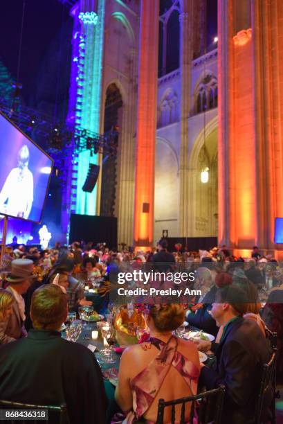 Atmosphere at the Bette Midler's 2017 Hulaween Event Benefiting The New York Restoration Project at Cathedral of St. John the Divine on October 30,...