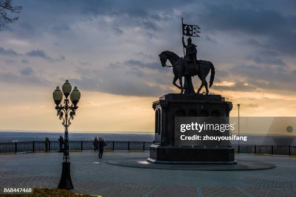 the statue of archduke vladimir - archduke stock pictures, royalty-free photos & images