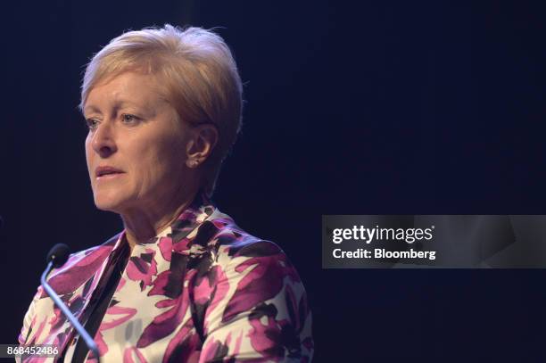 Vanessa Guthrie, chair of the Minerals Council of Australia , speaks during the International Mining And Resources Conference in Melbourne,...