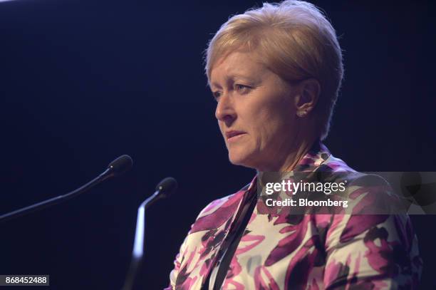 Vanessa Guthrie, chair of the Minerals Council of Australia , speaks during the International Mining And Resources Conference in Melbourne,...