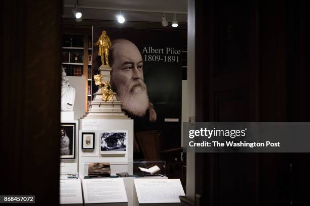 Room is dedicated to objects belonging to Albert Pike in the Scottish Rite of Freemasonry temple on 16th Street in Washington, DC. To Scottish Rite...