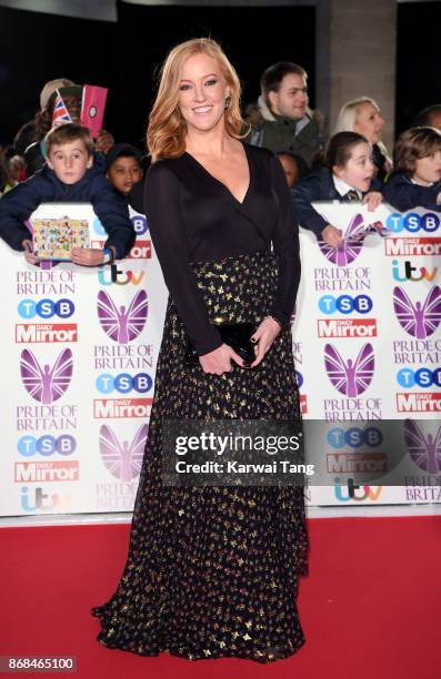 Sarah-Jane Mee attends the Pride Of Britain Awards at the Grosvenor House on October 30, 2017 in London, England.