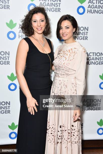 Guest and Verdiana Patacchini attend at Action Against Hunger 2017 Benefit Gala at 583 Park Avenue on October 30, 2017 in New York City.