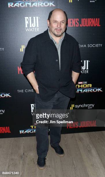 Actor Jason Alexander attends the screening of Marvel Studios' "Thor: Ragnarok" hosted by The Cinema Society with FIJI Water, Men's Journal and...