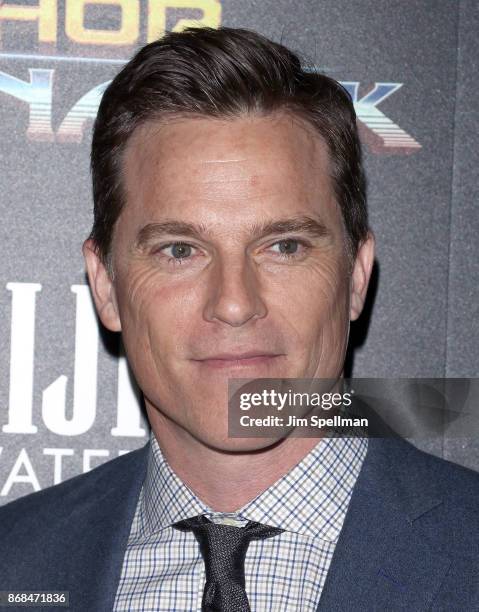 Actor Michael Doyle attends the screening of Marvel Studios' "Thor: Ragnarok" hosted by The Cinema Society with FIJI Water, Men's Journal and...