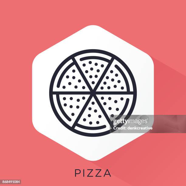 pizza icon - pepperoni isolated stock illustrations
