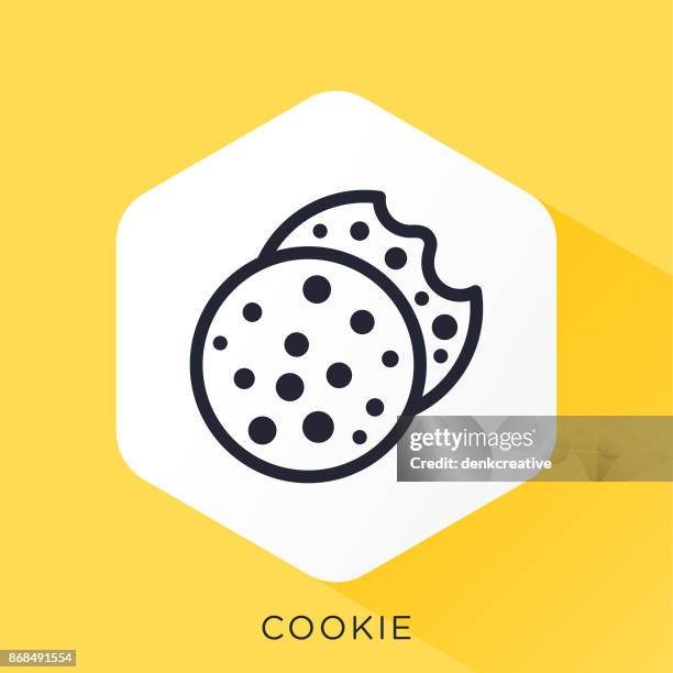 cookie-symbol - gebäck stock-grafiken, -clipart, -cartoons und -symbole