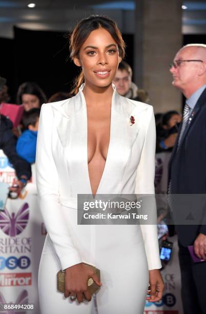 Rochelle Humes attends the Pride Of Britain Awards at the Grosvenor House on October 30, 2017 in London, England.