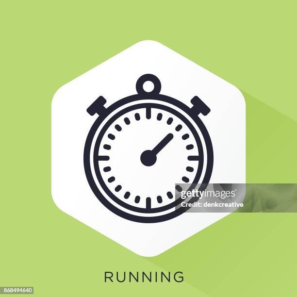 running icon - race start lights stock illustrations