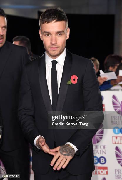 Liam Payne attends the Pride Of Britain Awards at the Grosvenor House on October 30, 2017 in London, England.