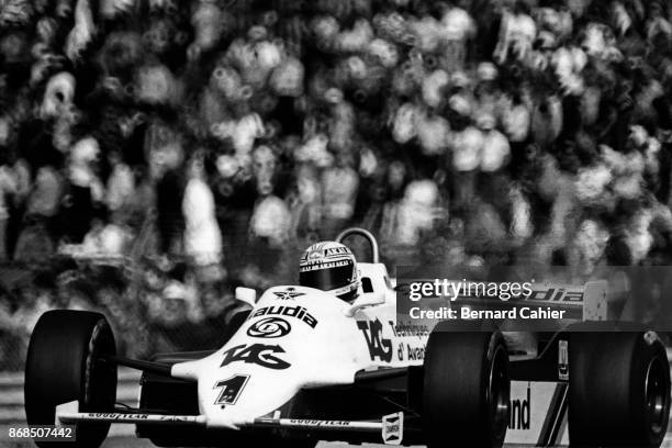 Alan Jones, Williams-Ford FW07C, Grand Prix of Belgium, Circuit Zolder, 17 May 1981.