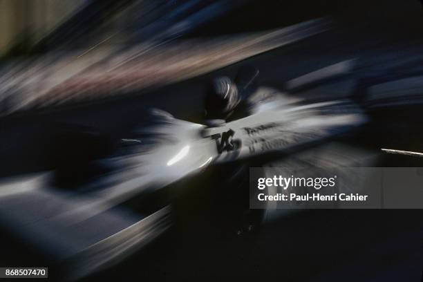 Alan Jones, Williams-Ford FW07C, Grand Prix of Monaco, Circuit de Monaco, 31 May 1981. Alan Jones speeding down to Mirabeau corner in Monaco.