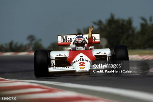 Keke Rosberg, McLaren-TAG MP4/2C, Grand Prix of Hungary, Hungaroring, 10 August 1986.