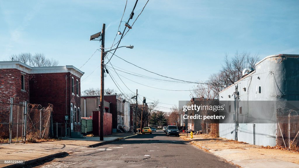 Calles del centro de la ciudad - Camden, NJ