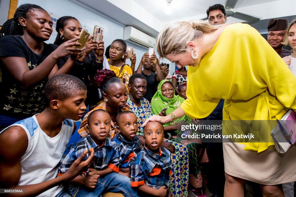 Queen Maxima Of The Netherlands Visits Nigeria : Day One