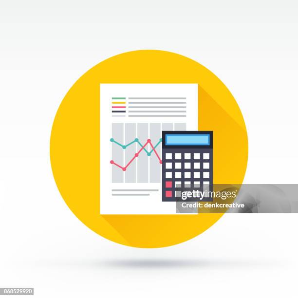 accounting icon - spreadsheet stock illustrations