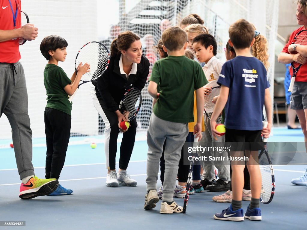 The Duchess Of Cambridge Visits The Lawn Tennis Association