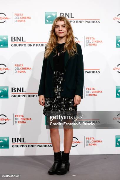 Galatea Bellugi attends 'Il Ragazzo Invisibile - Seconda Generazione' photocall during the 12th Rome Film Fest at Auditorium Parco Della Musica on...