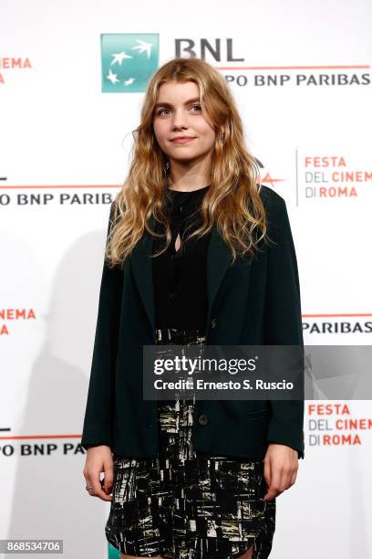 Galatea Bellugi attends 'Il Ragazzo Invisibile - Seconda Generazione' photocall during the 12th Rome Film Fest at Auditorium Parco Della Musica on...