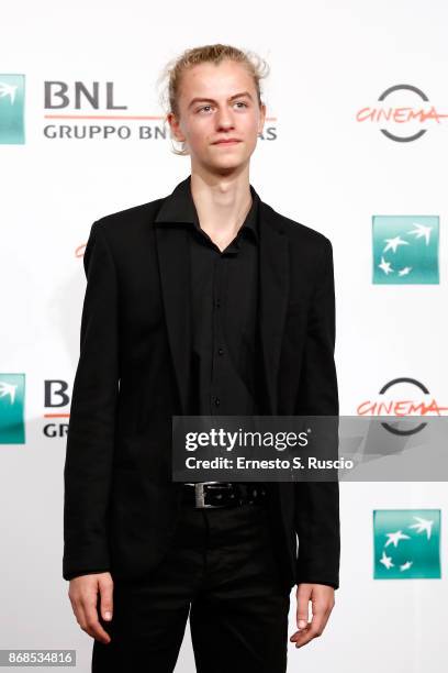 Ludovico Girardello attends 'Il Ragazzo Invisibile - Seconda Generazione' photocall during the 12th Rome Film Fest at Auditorium Parco Della Musica...