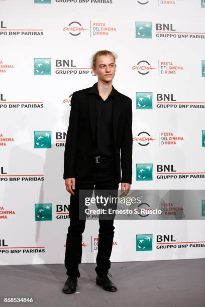 Ludovico Girardello attends 'Il Ragazzo Invisibile - Seconda Generazione' photocall during the 12th Rome Film Fest at Auditorium Parco Della Musica...