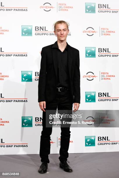 Ludovico Girardello attends 'Il Ragazzo Invisibile - Seconda Generazione' photocall during the 12th Rome Film Fest at Auditorium Parco Della Musica...