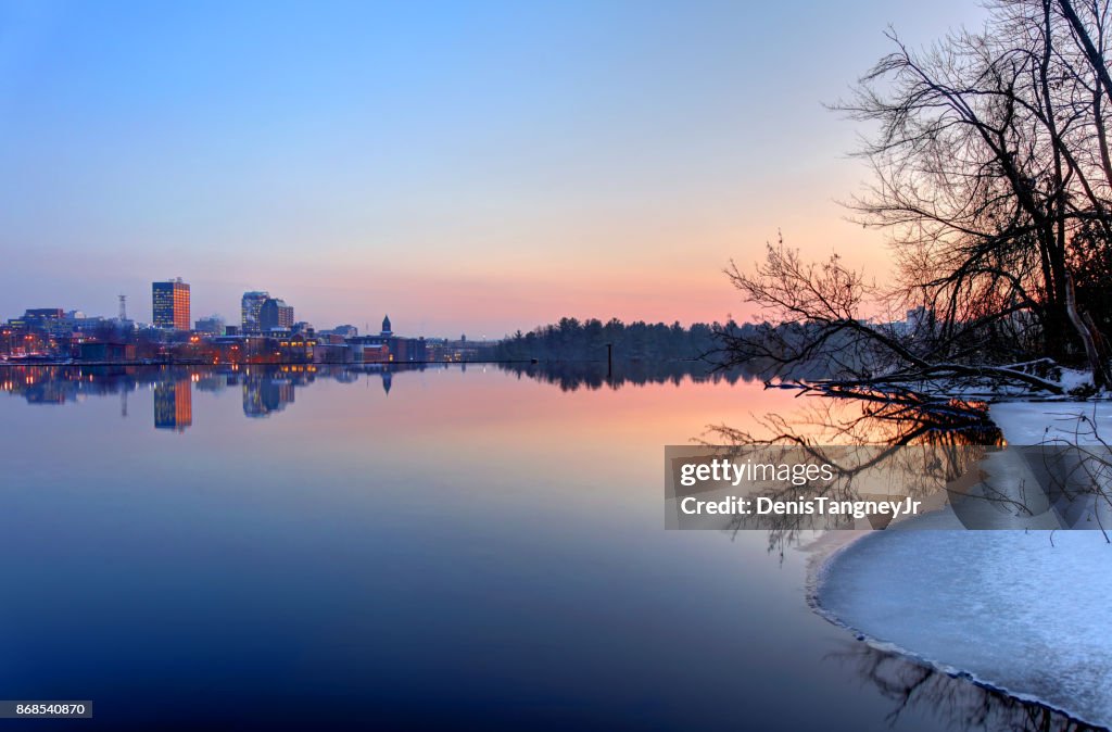 Winter in Manchester, New Hampshire