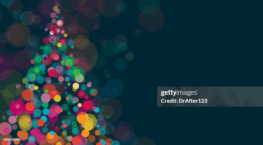 New Year And Christmas Background Horizontal