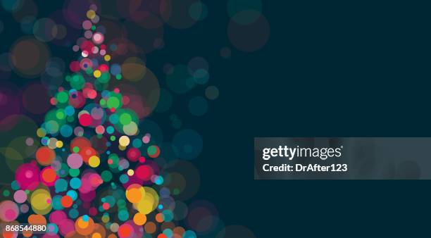 new year and christmas background horizontal - illuminated stock illustrations