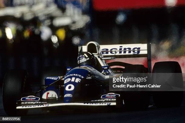 Damon Hill, Williams-Renault FW16, Grand Prix of Great Britain, Silverstone Circuit, 10 July 1994.