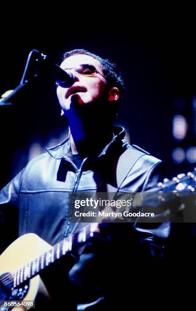 Welsh singer-songwriter and guitarist Kelly Jones of the Stereophonics performs on stage at the Shepherd's Bush Empire, London, 28 March 2001.