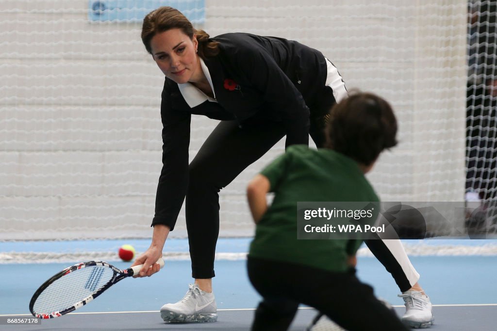 The Duchess Of Cambridge Visits The Lawn Tennis Association