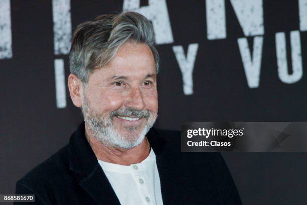 Singer-songwriter Ricardo Montaner smiles during the press conference to present his new album 'Ida y Vuelta' on October 27, in Mexico City, Mexico....