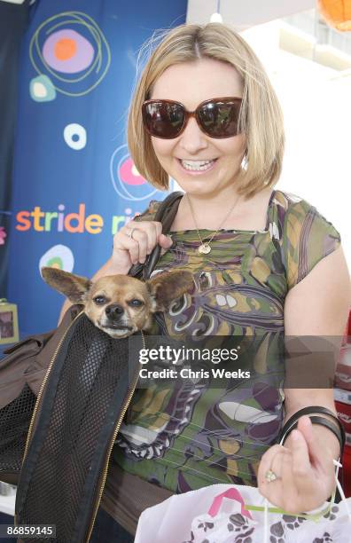 Actress Beverly Mitchell attends the Saucony Baby and Stride Rite Baby Lounge at the Hyatt Regency Century Plaza on May 8, 2009 in Los Angeles,...