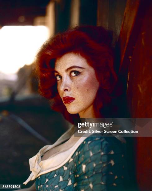 Portrait of American actress Tina Louise , 1960s.