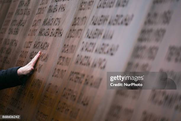 Memorial to the victims of the crash of the Airbus A321 over the Sinai Peninsula of the aircraft. A monument with the names of all the victims opened...