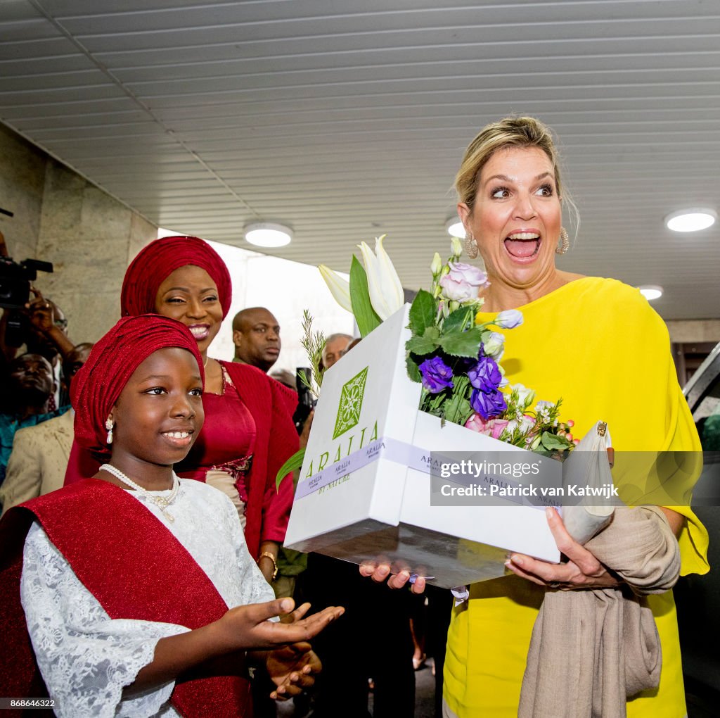 Queen Maxima Of The Netherlands Visits Nigeria : Day One