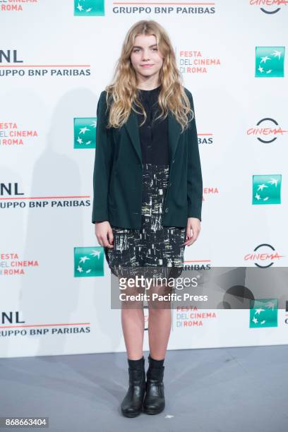 Italian actress Galatea Bellugi during the photocall of the Italian movie Il Ragazzo Invisible on the Sixth Day of the Rome Film Festival.