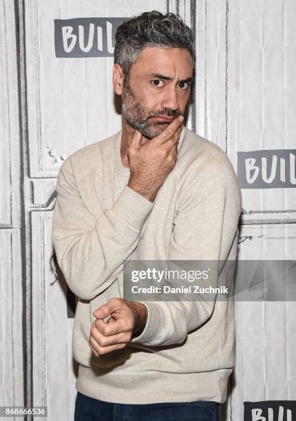 Taika Waititi attends the Build Series to discuss the new film 'Thor: Ragnarok' at Build Studio on October 31, 2017 in New York City.