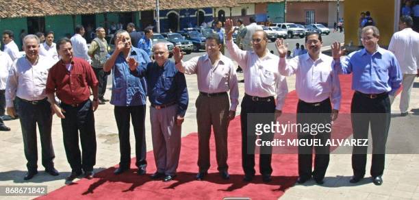 Vice President of Honduras, Vicente Williams; President of Guatemala, Alfonso Portillo; of Costa Rica, Abel Pacheco; of Nicaragua, Enrique Bolanos;...
