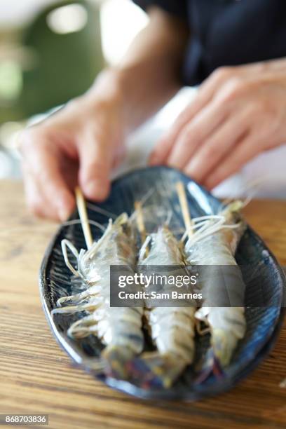 king shrimp - boiled shrimp stock pictures, royalty-free photos & images