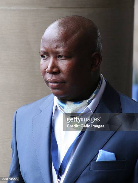 Julias Malema, leader of the ANC Youth League, attends the inauguration ceremony of Jacob Zuma on May 9, 2009 in Pretoria, South Africa. Jacob...
