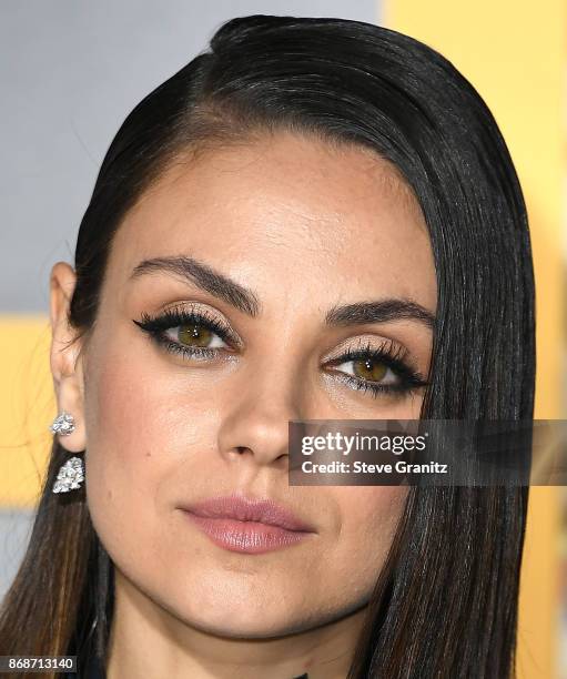 Mila Kunis arrives at the Premiere Of STX Entertainment's "A Bad Moms Christmas" at Regency Village Theatre on October 30, 2017 in Westwood,...