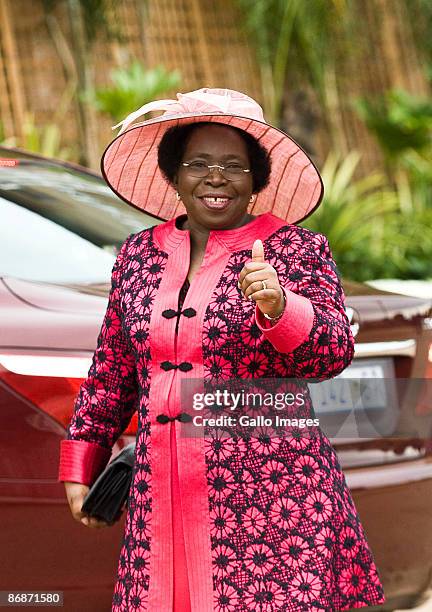 Nkosazana Dlamini-Zuma, previous wife of Jacob Zuma, attends the inauguration ceremony of Jacob Zuma on May 9, 2009 in Pretoria, South Africa. Jacob...