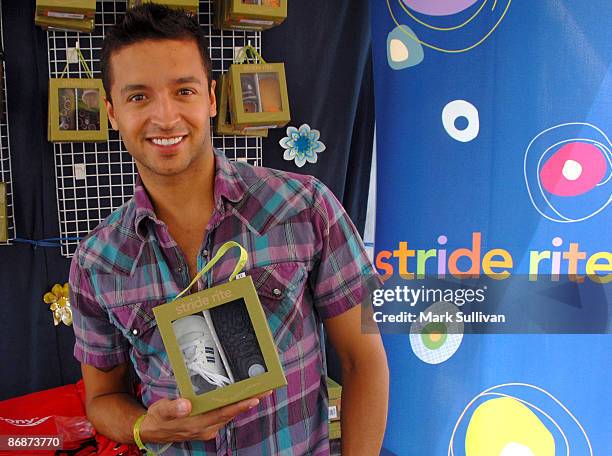 Actor Jai Rodriguez attends Saucony Baby & Stride Rite Baby Lounge at Hyatt Regency Century Plaza on May 9, 2009 in Century City, California.