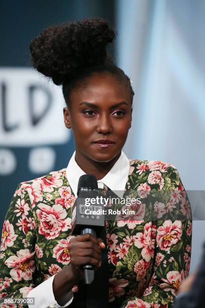 Jade Eshete discusses "Dirk Gently's Holistic Detective Agency" during the Build Series at Build Studio on October 31, 2017 in New York City.