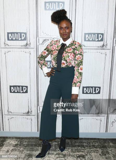 Jade Eshete attends the Build Series at Build Studio on October 31, 2017 in New York City.